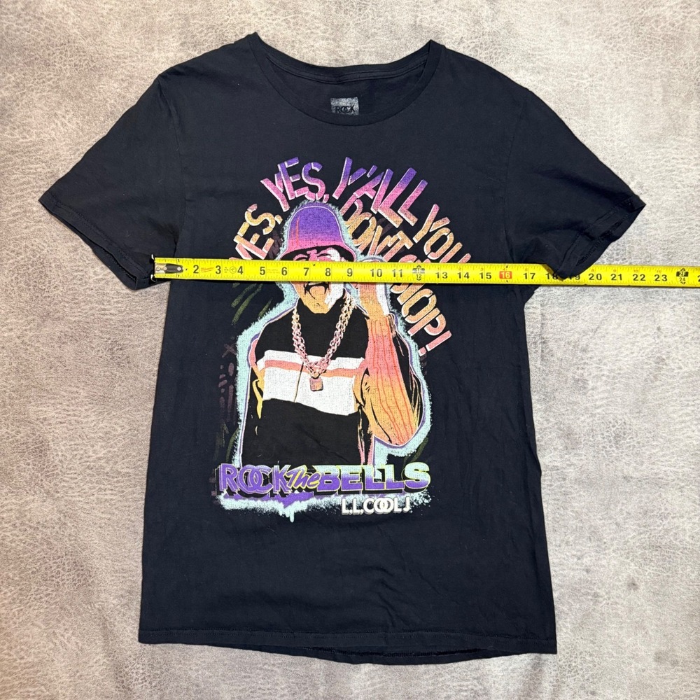 Rock The Bells LL Cool J Graphic Tee Mens Medium Black Streetwear Rap Shirt M - Picture 4 of 4